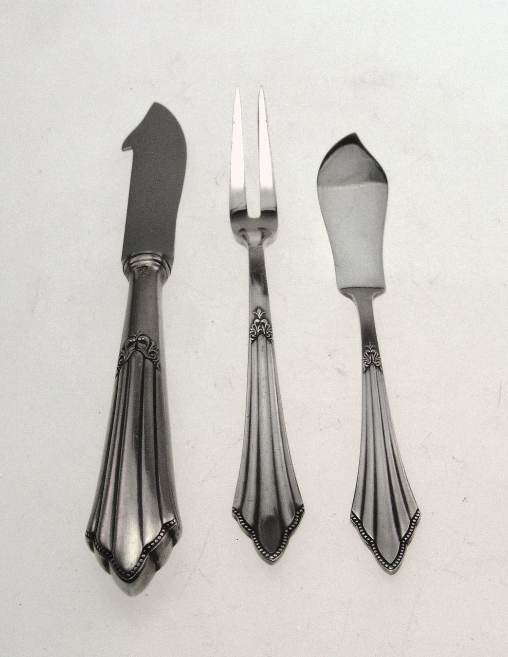 WMF Set di posate: altes 3 teiliges mini WMF Besteck Fächermuster versilbert – Usato da Langenthal venduto da TolleGeschenke2026