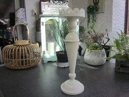 Kerzenständer, Blumenständer, Shabby-Look Metall beschichtet