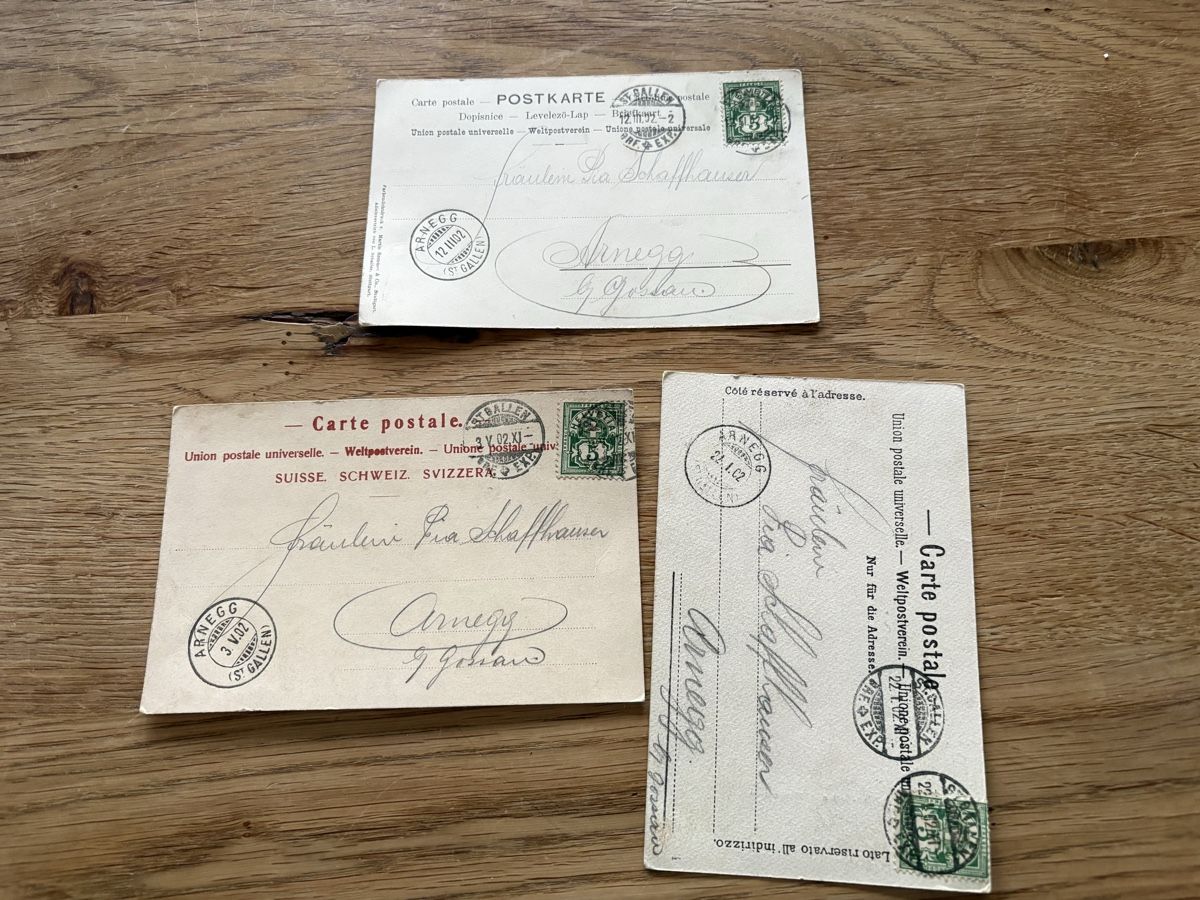 Cartes postales: 3 alte St. Galler Karten  – D'occasion à Gossau SG par Dobby1974 1