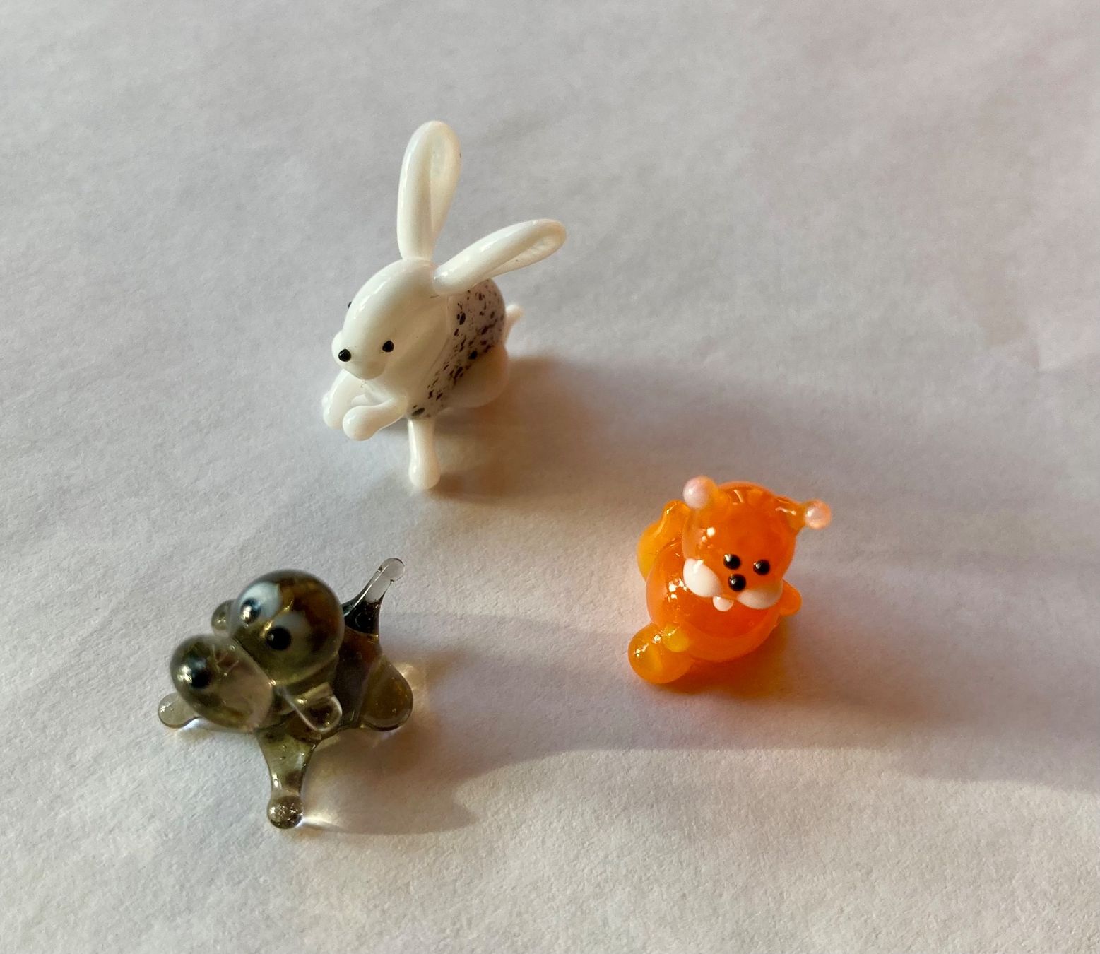 Tutte le decorazioni: 3 Mini Glasfiguren Tiere – Nuovo (secondo la descrizione) da Zürich venduto da tanteluzie 6