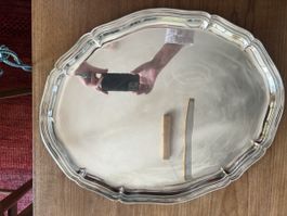 Platte versilbert 50x16cm 