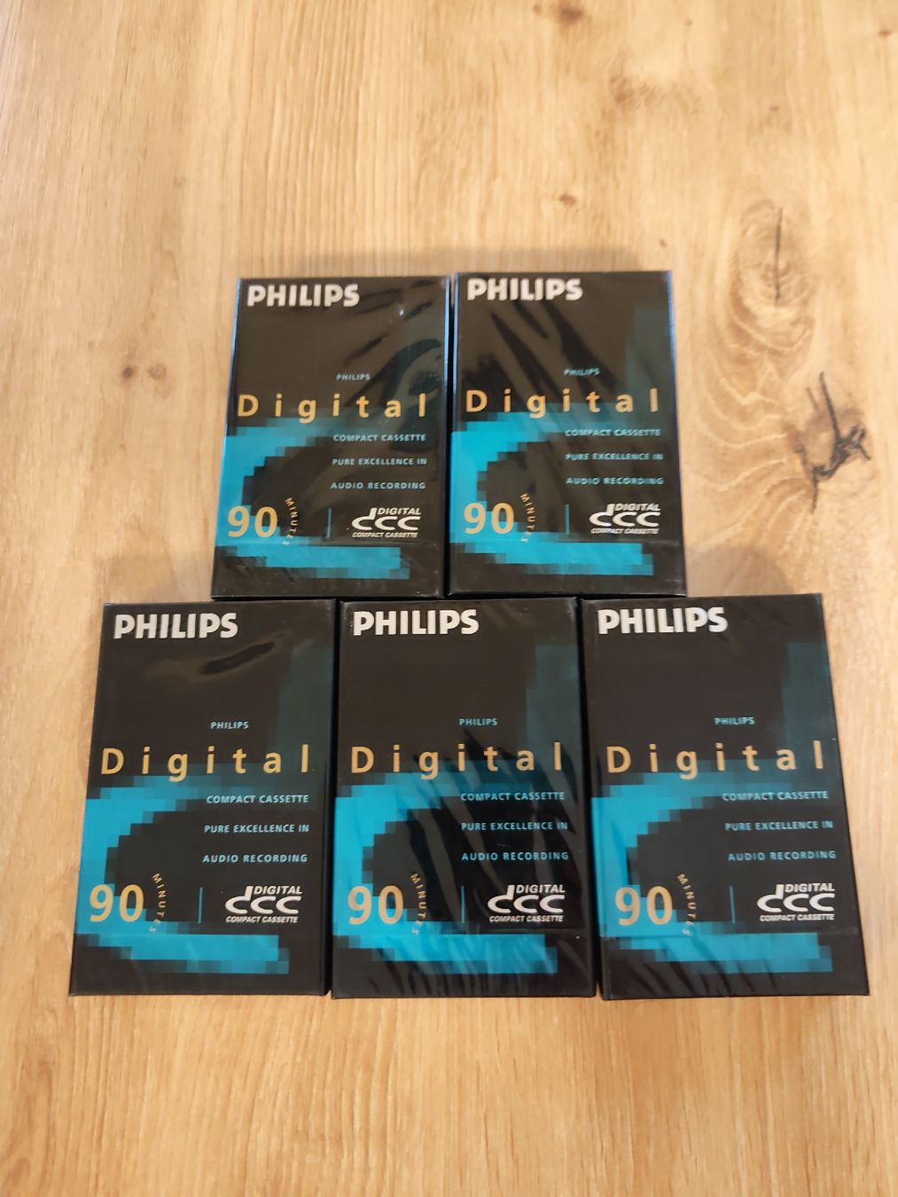 Philips Enregistreurs: Lot de 5 Cassettes Philips DCC 90 Digital Compact Cassette – Neuf (Voir description) à Lausanne par aro_7pwk