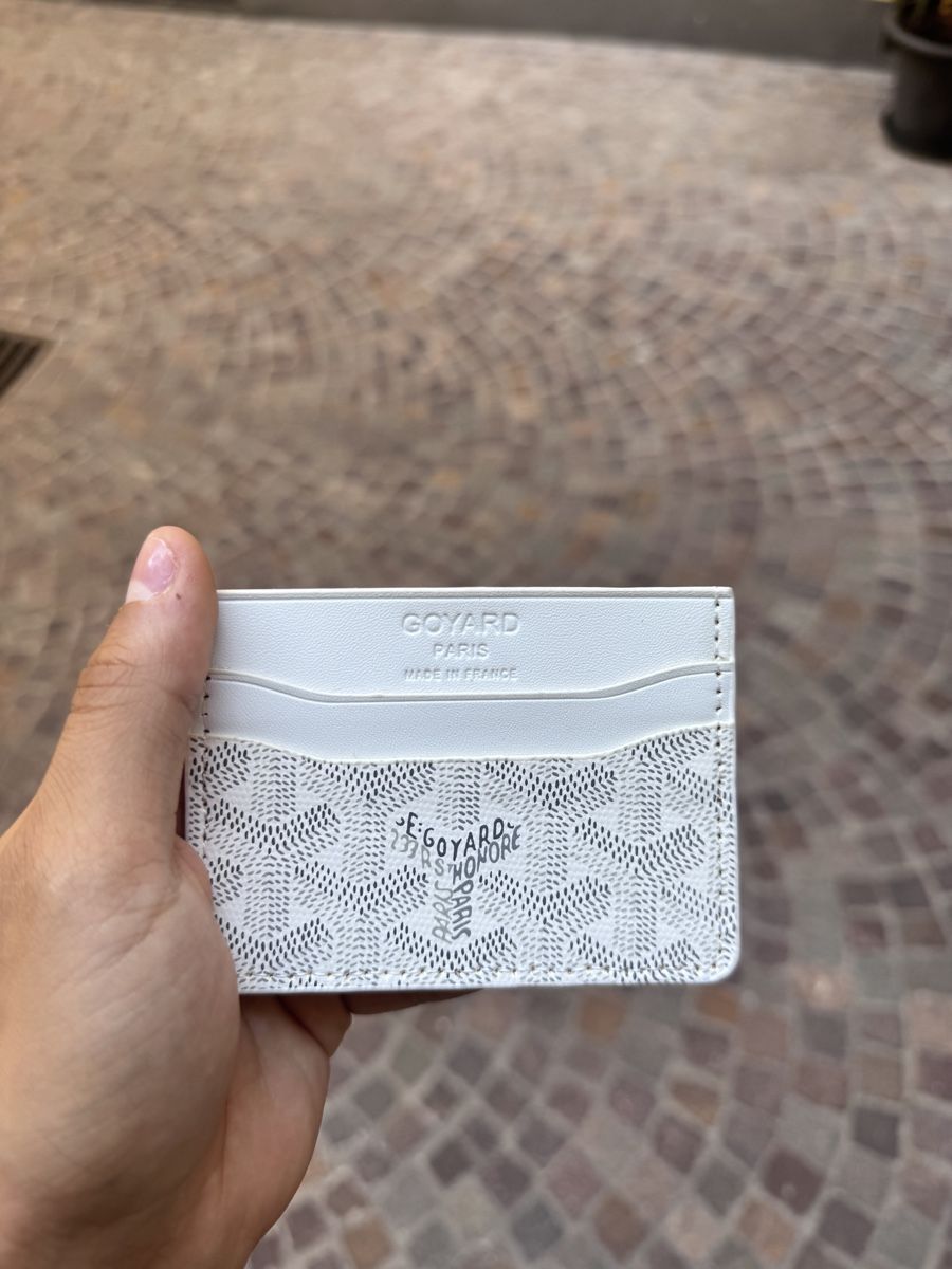 Goyard Portefeuilles: Goyard Saint-Sulpice Card Holder White  – Neuf avec emballage d'origine à Caviano par reselleo21 3