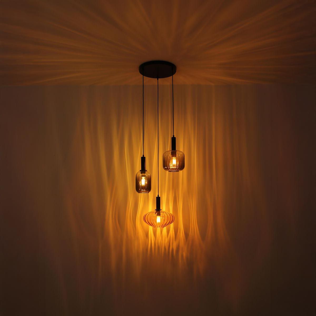 Lampadari & plafoniere: Pendelleuchte, Glas, Rauchfarbe, 55 cm Ø – Nuovo (secondo la descrizione) da Kreuzlingen venduto da Smart-Light 2