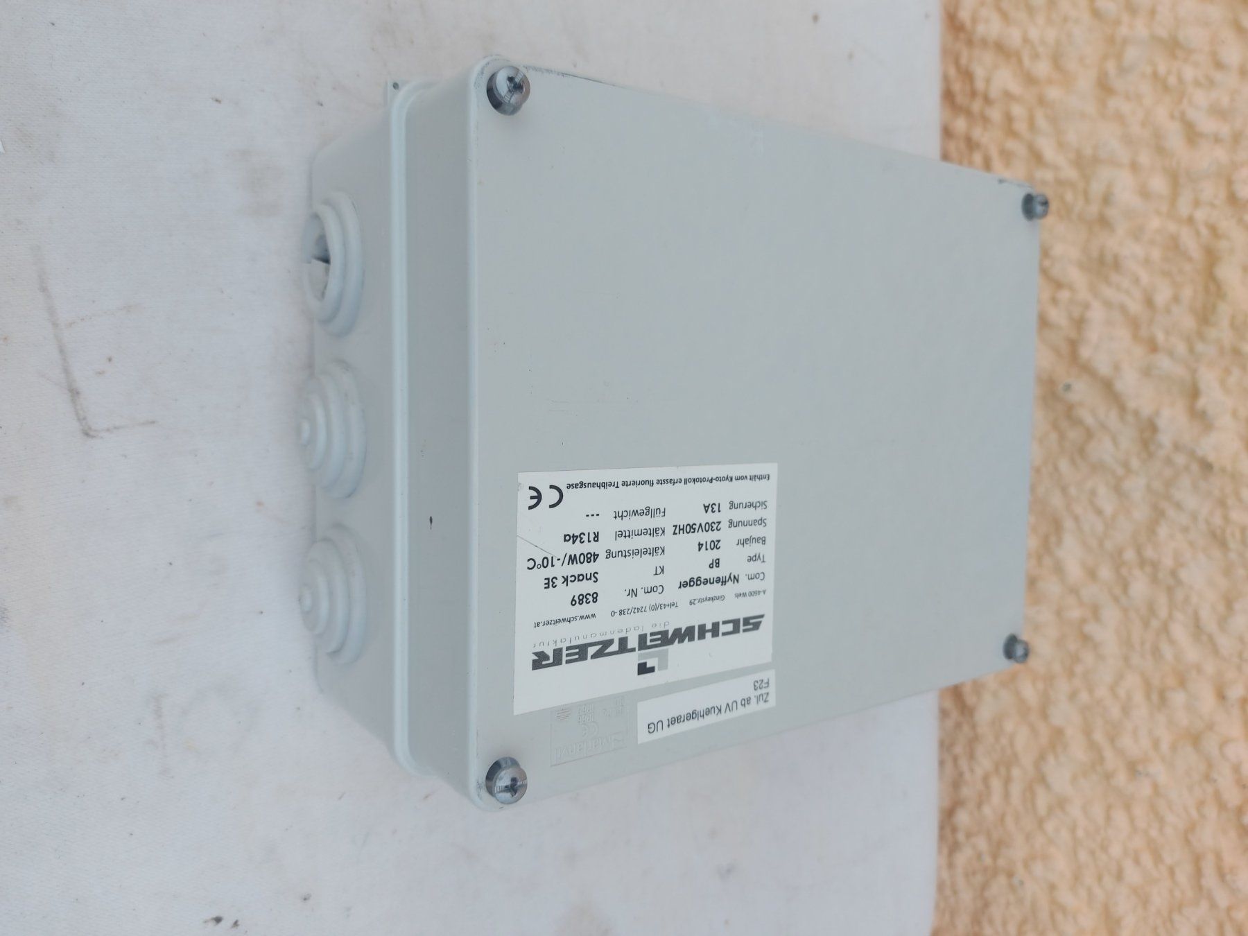 Alimentazione elettrica: Gehäuse SCHWEITZER Typ B5 250x195mm – Usato da Rheinau venduto da profitronic.shop 7