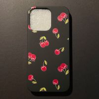 NEU: iPhone 13 pro Hülle schwarz m. Kirschen