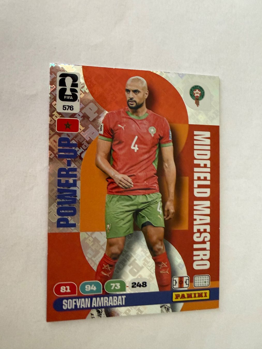Panini Sammelbilder & Trading cards: Adrenalyn xl  Sofyan Amrabat nr 576 Power-Up – Gebraucht aus Vandoeuvres von mar_x896