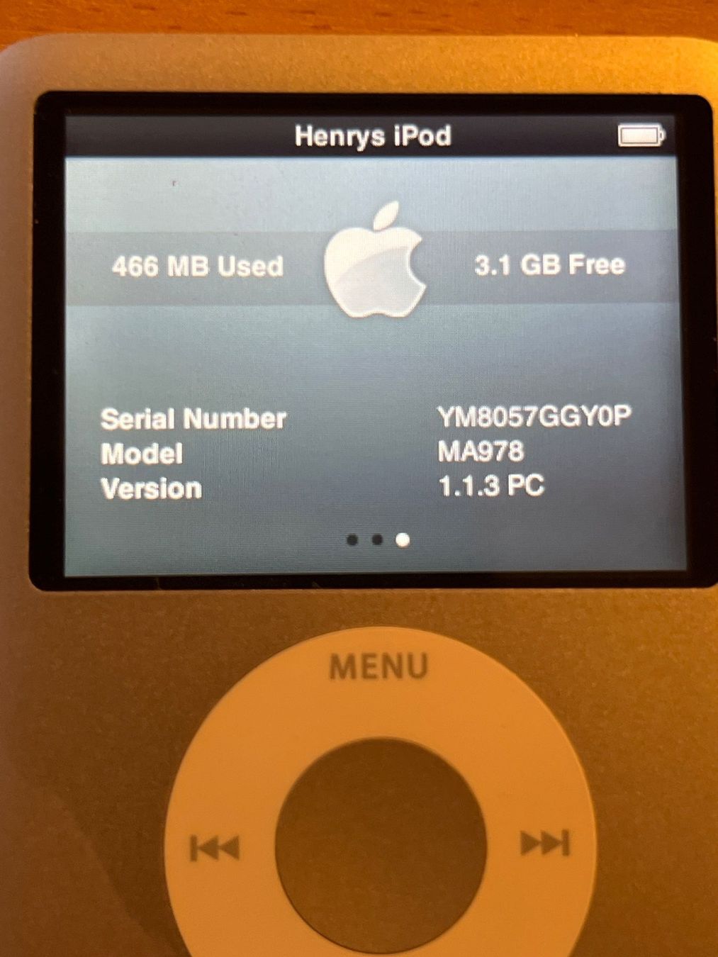 Apple Lettore multimediale portatile: Apple - Ipod, nano, 3. Generation, grau, 4 GB – Usato da Luzern venduto da Jiggy_8898 2