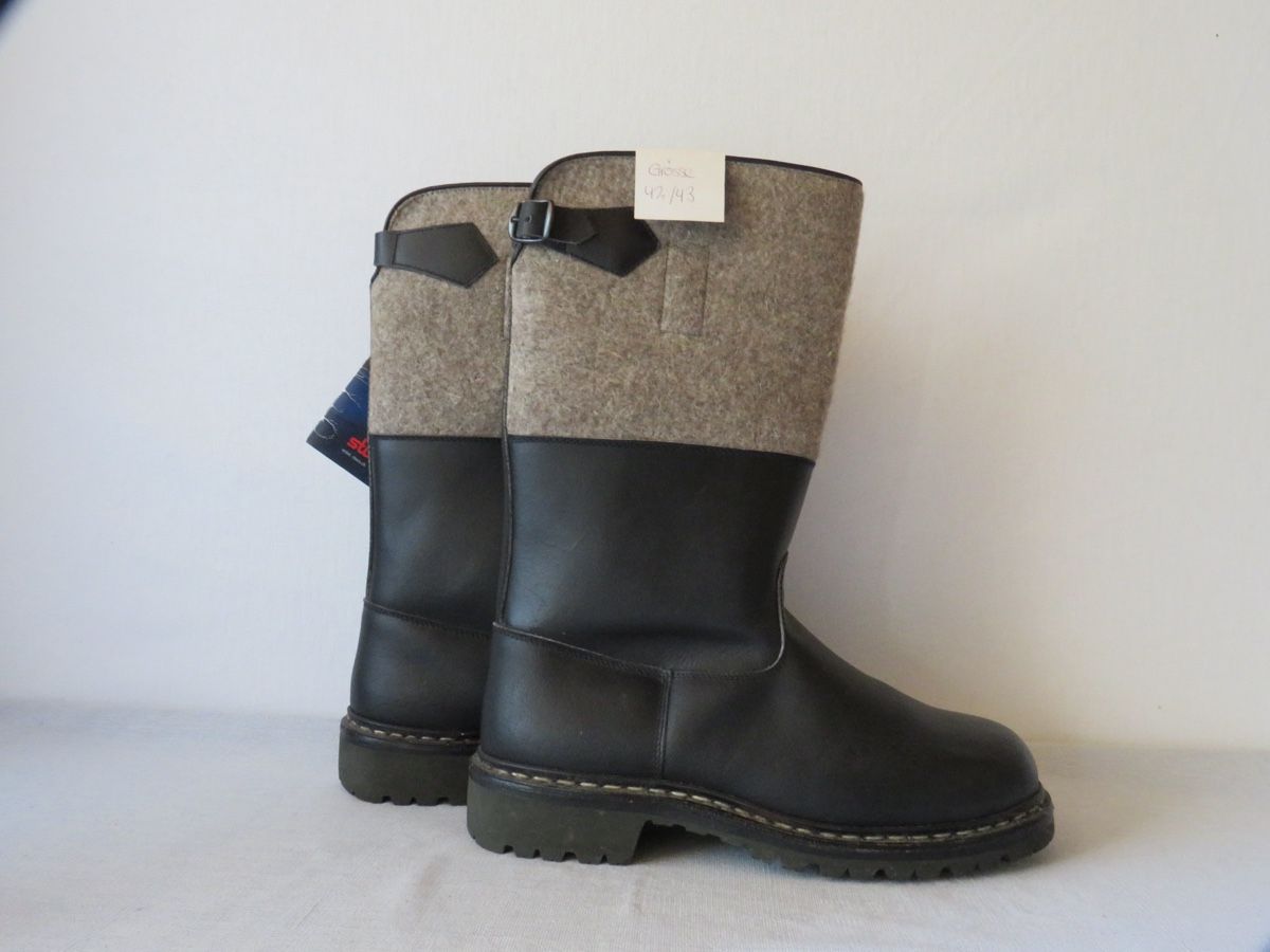 Scarpe da uomo: Stuco Boots Leather Wool Black Size 42/43 New – Nuovo e nell'imballaggio originale da Elsau venduto da MANWITHVAN 3