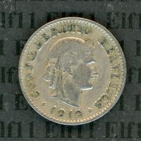 CHF___0.10 1919 Kupfernickel ss+ 10 Rappen
