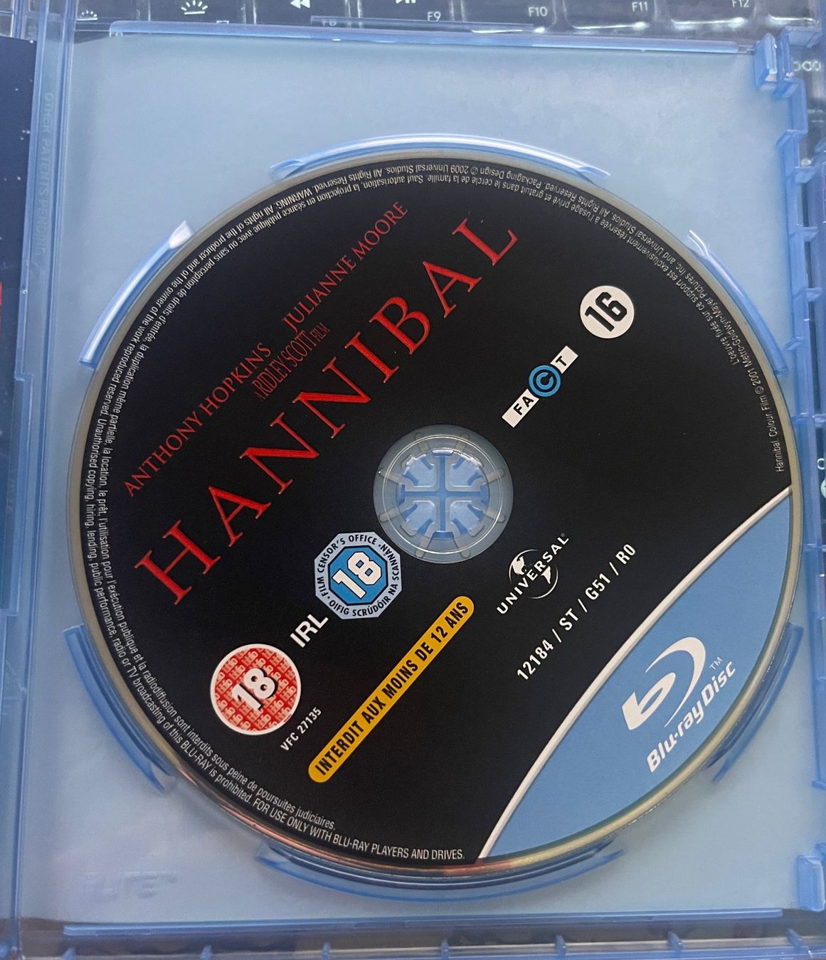 Tous les DVDs: Hannibal (2001) - Blu-ray – D'occasion à Semsales par __Florian__ 3