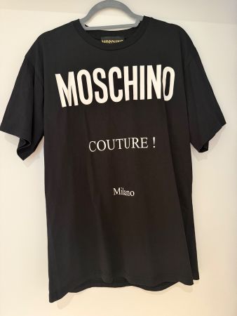 schwarzes MOSCHINO T-Shirt Gr. M
