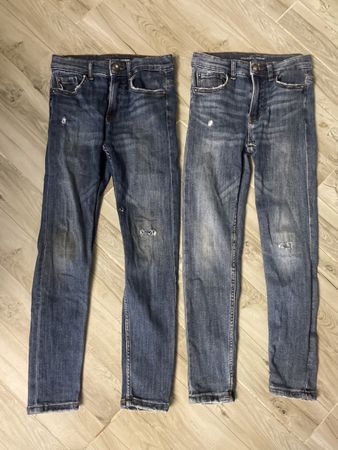 2 weiche ZARA stretch Jeans im used Look Gr.140