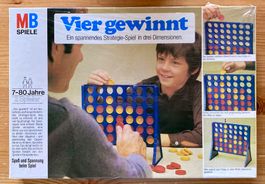 Rarität: Vier gewinnt (Erstausgabe, NEU & sealed, MB, 1975)