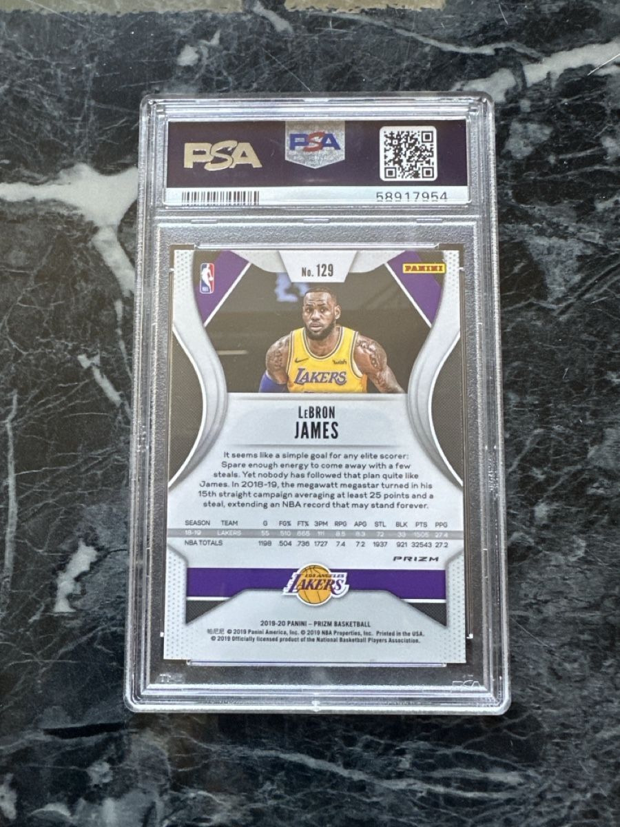 Nba Carte collezionabili: LeBron James 2019 Panini Prizm Red Ice PSA 9 – Usato da Affoltern am Albis venduto da mr_choppa 1
