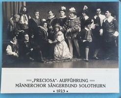 Solothurn - Männerchor Sängerbund - Photo -  Preciosa 1923