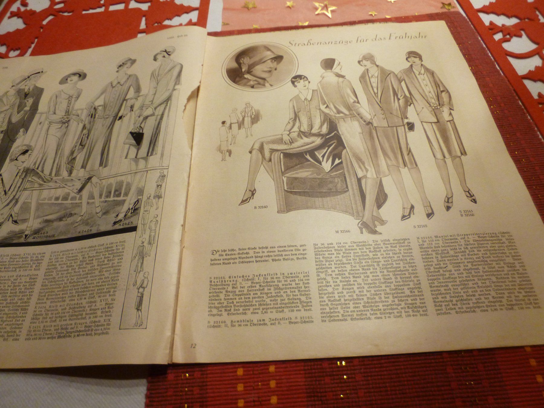 Schnittmuster: Modenschau  Schnittbogen 1929 Design Art De Co Schneider Mod – Gebraucht aus Luzern von leseratte24 4