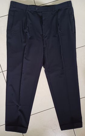 Elegante Herren Stoffhose dunkelblau Gr. 60