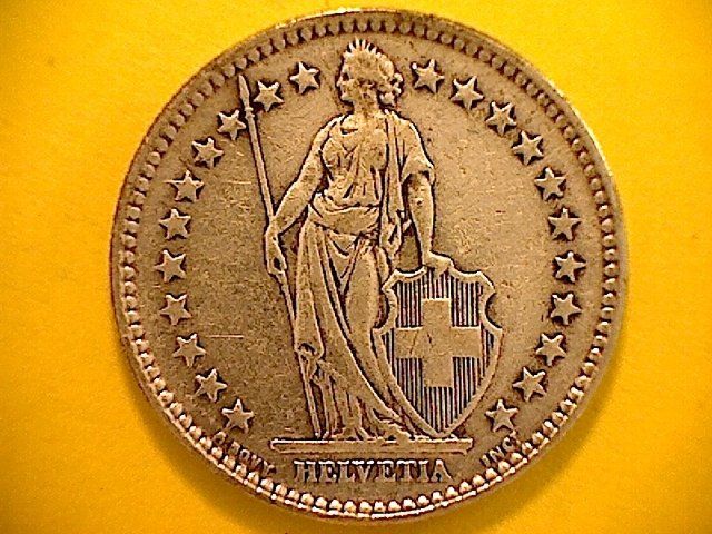 Alle Münzen: 2 Fr. 1937 – Gebraucht aus Buchs AG von Ged8 1