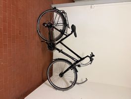 City Bike Superior schwarz mit Gepäckträger gebraucht
