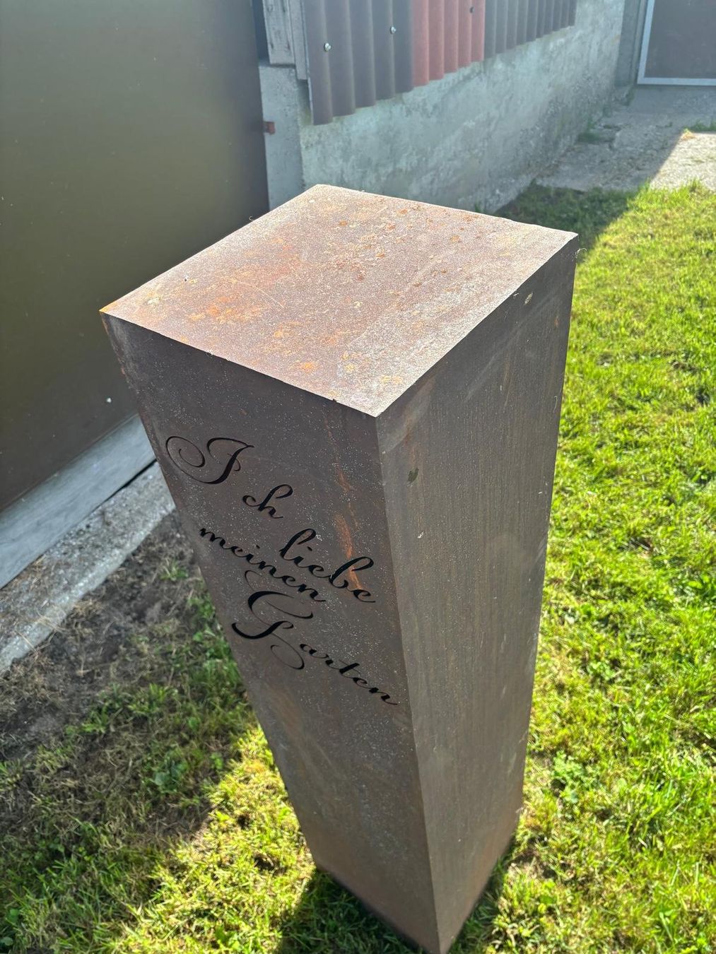 Sculptures & Statues: Gartenstele Edelrost – D'occasion à Habkern par cha122 2