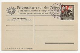 1914 Soldatenmarke Karte 1. Weltkrieg Militär FÜS. BAT. 26
