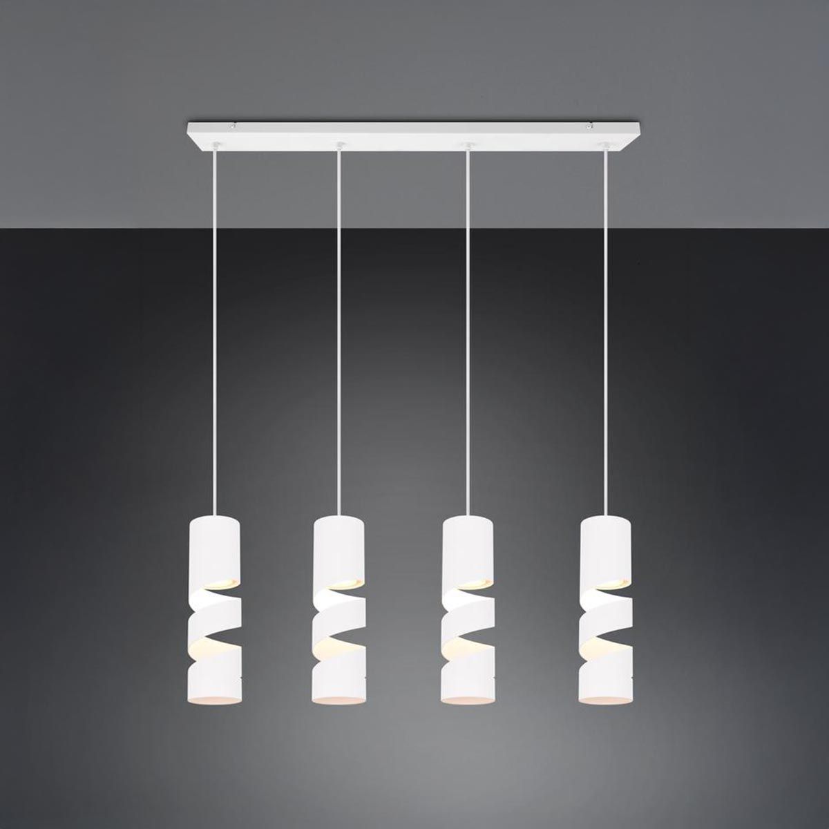 Lampadari & plafoniere: Pendelleuchte, Weiss 4 Spots 80 cm Breit – Nuovo (secondo la descrizione) da Kreuzlingen venduto da Smart-Light 2