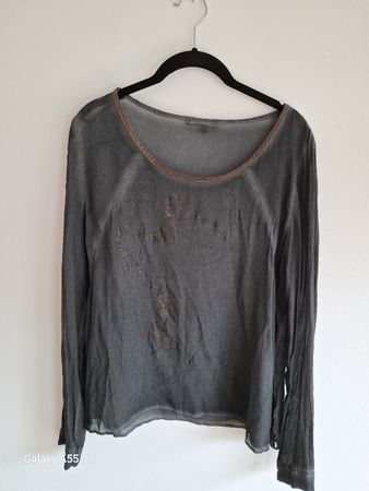Pull femme Nile gris détails métalliques taille S