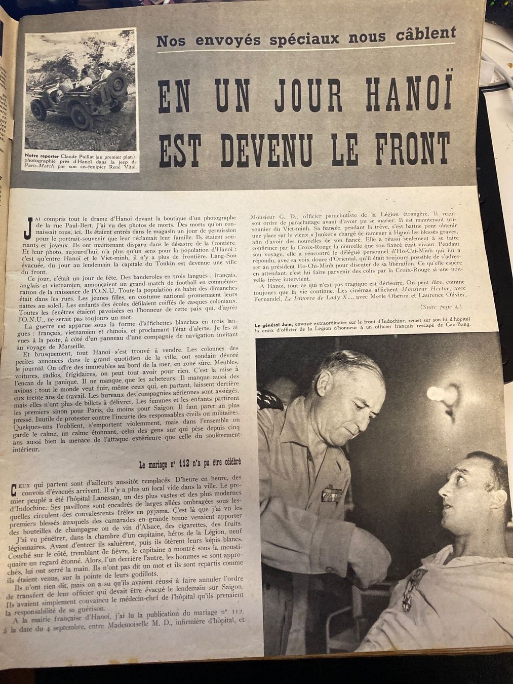 Zeitschriften & Magazine: PARIS MATCH - 4 NOVEMBRE 1950 – Gebraucht aus Le Brassus von cinema13 6
