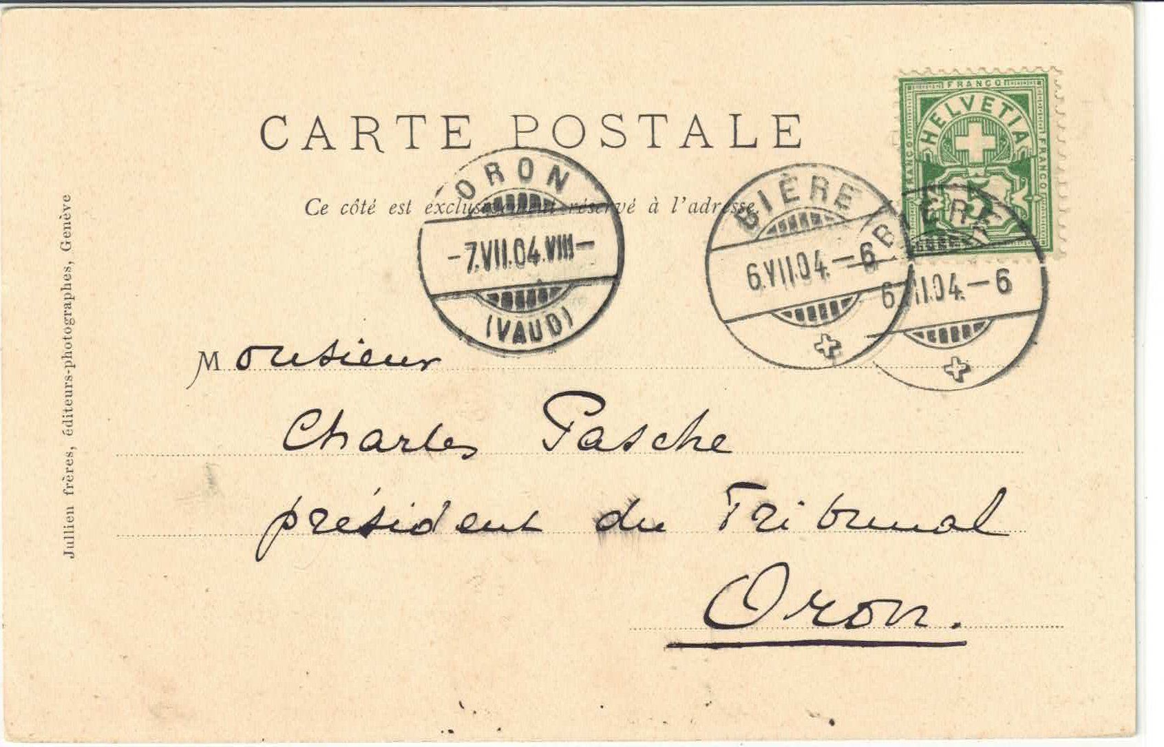 Cartes postales: Chamonix - Diligence et Mont-Blanc - Kutsche – D'occasion à Ettingen par Kartenplanet 1