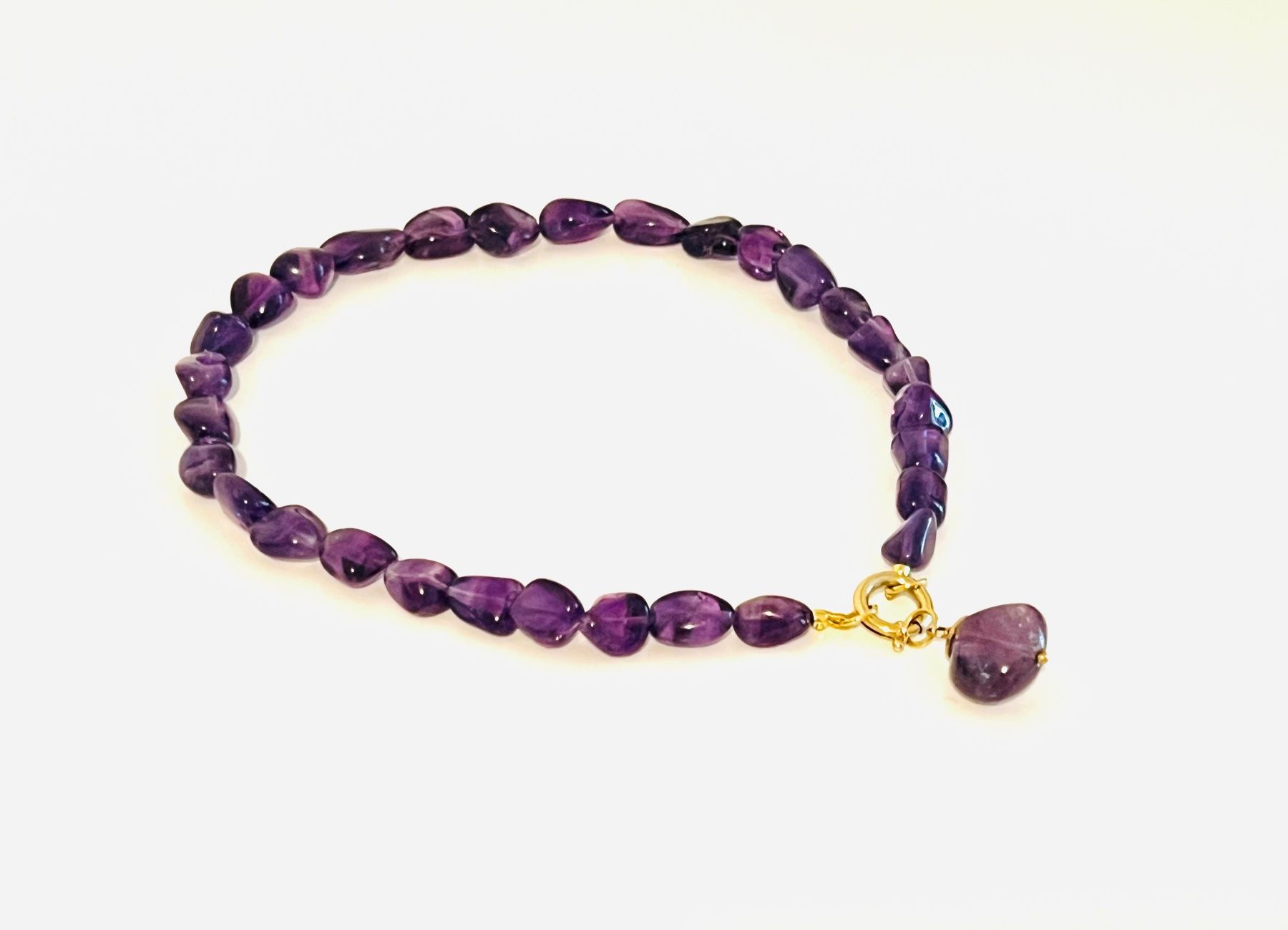 Catenine: Amethyst Halskette - Silber Vergoldet – Nuovo e nell'imballaggio originale da Rüschlikon venduto da ThereseJewelryDesign 3