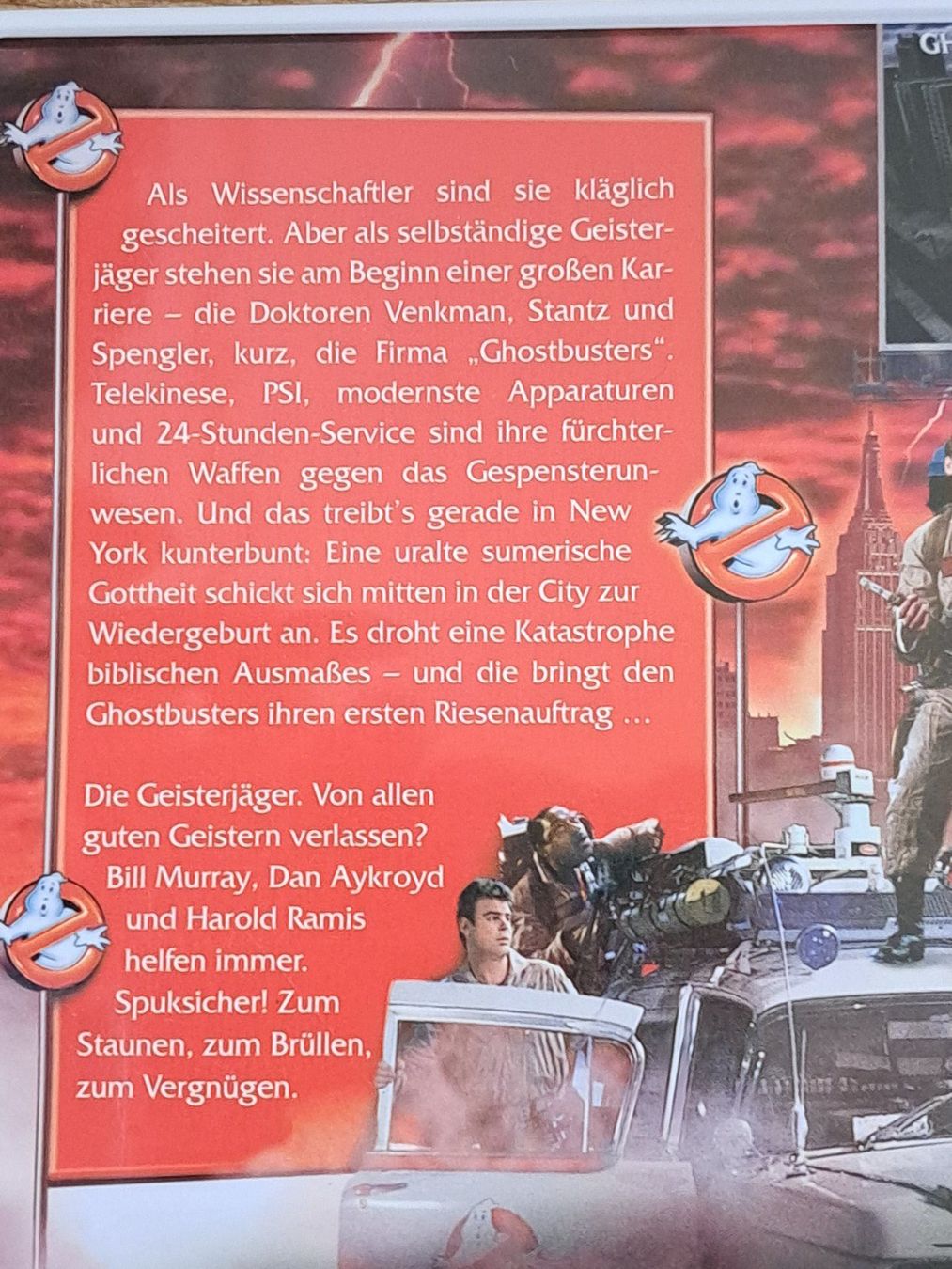 Tutti i DVDs: DVD Ghostbusters Collector's Edition Bill Murray, D. Aykroyd – Nuovo (secondo la descrizione) da Unterseen venduto da Kanica 4