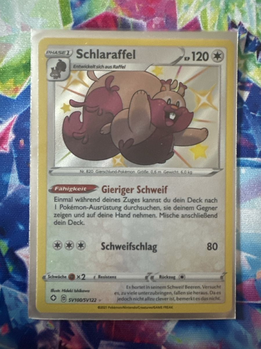 Pokémon Carte collezionabili: Pokemon Schlaraffel SV100/SV122 – Nuovo (secondo la descrizione) da Seftigen venduto da Deadpool98