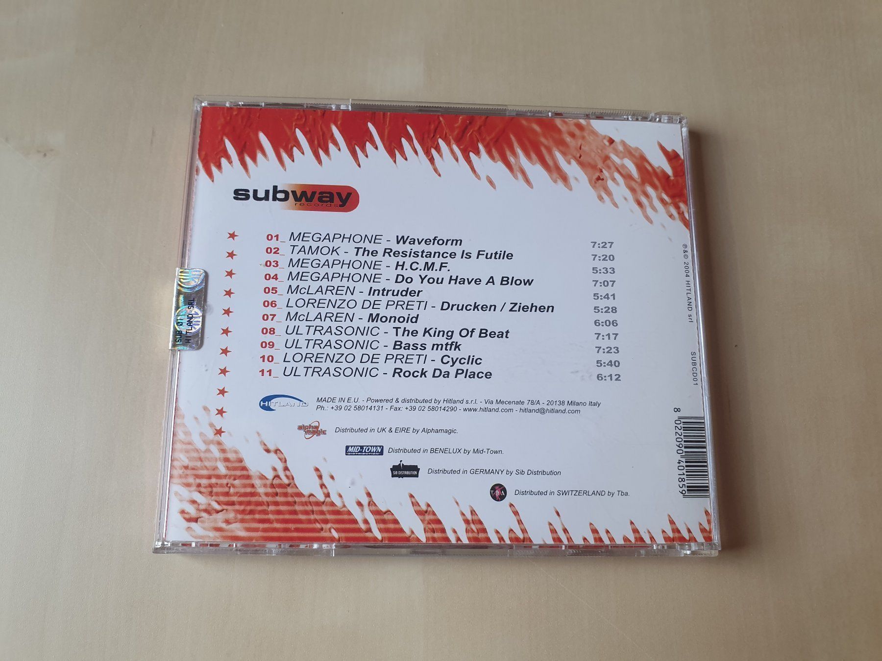 CD: Subway Label Compilation 1 – Usato da Stansstad venduto da collectorsshop 1