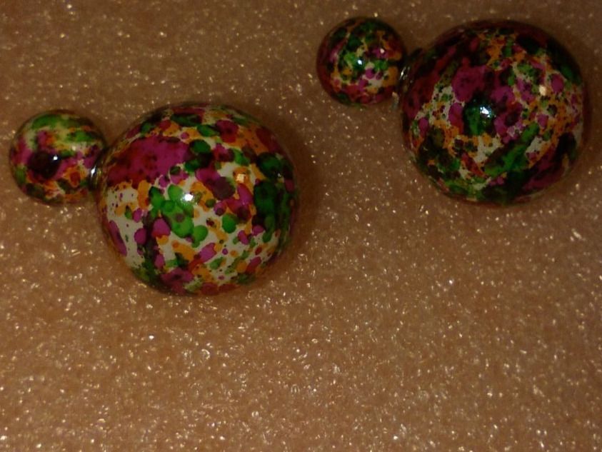 Orecchini pendenti & Orecchini a lobo: OHRRINGE MODESCHMUCK,,MIT MEHRERE FARBEN – Nuovo (secondo la descrizione) da Basel venduto da bijoutrie_4 3