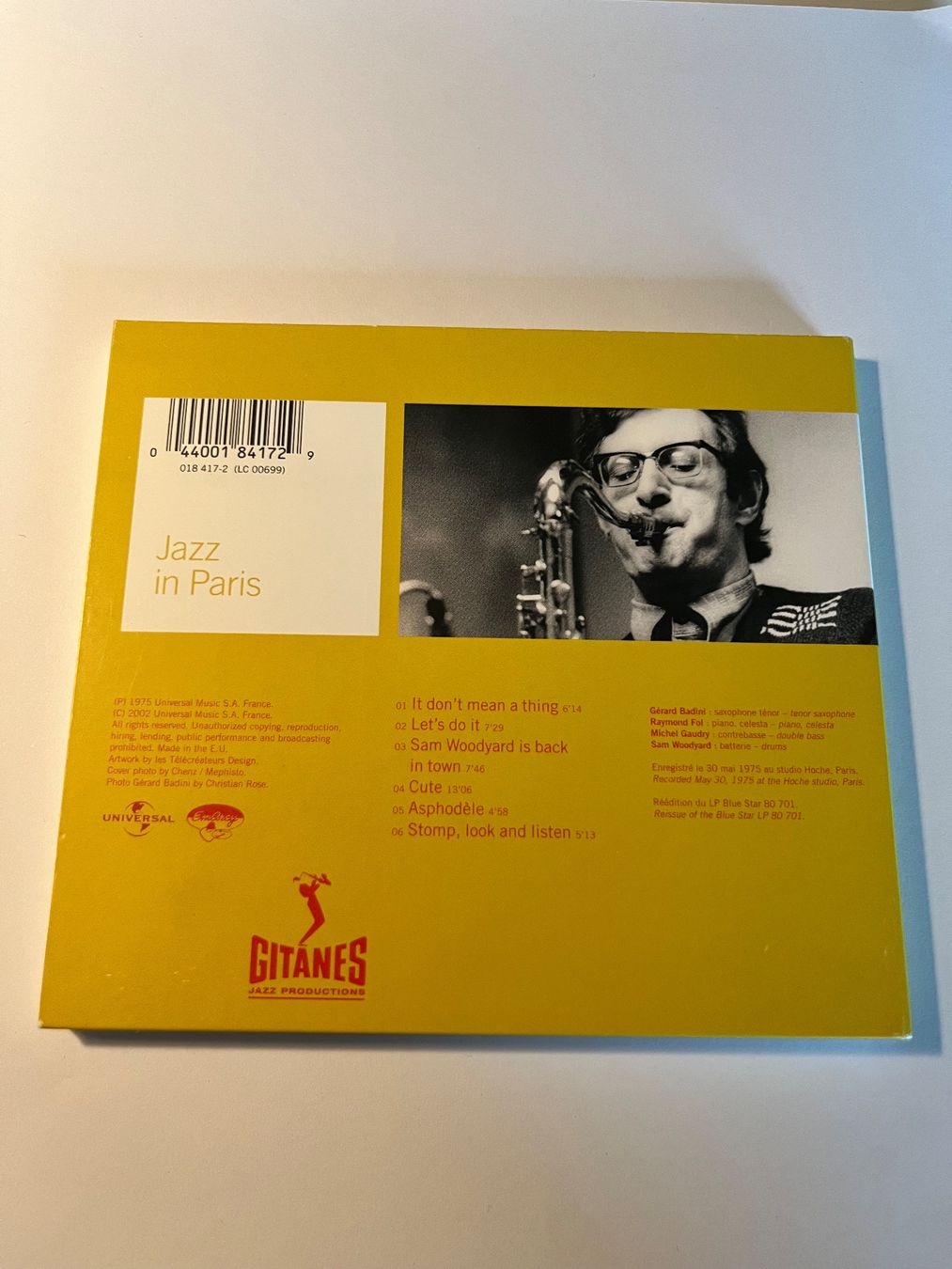CDs: GERARD BADINI - THE SWING MACHINE – D'occasion à Lausanne par sbar224 1