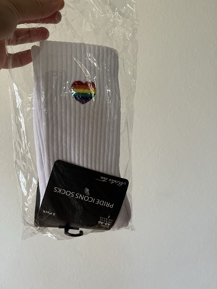 Calze: Pride Regenbogen Socken – Nuovo e nell'imballaggio originale da Boniswil venduto da medixy