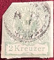 1890 Kön. Zeitungsst. 2 Kreuzer Marke, Österr. Kaiserzeit,