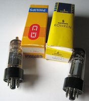 je 1 Röhre / Radioröhre E235L Siemens & E236L Philips, NOS