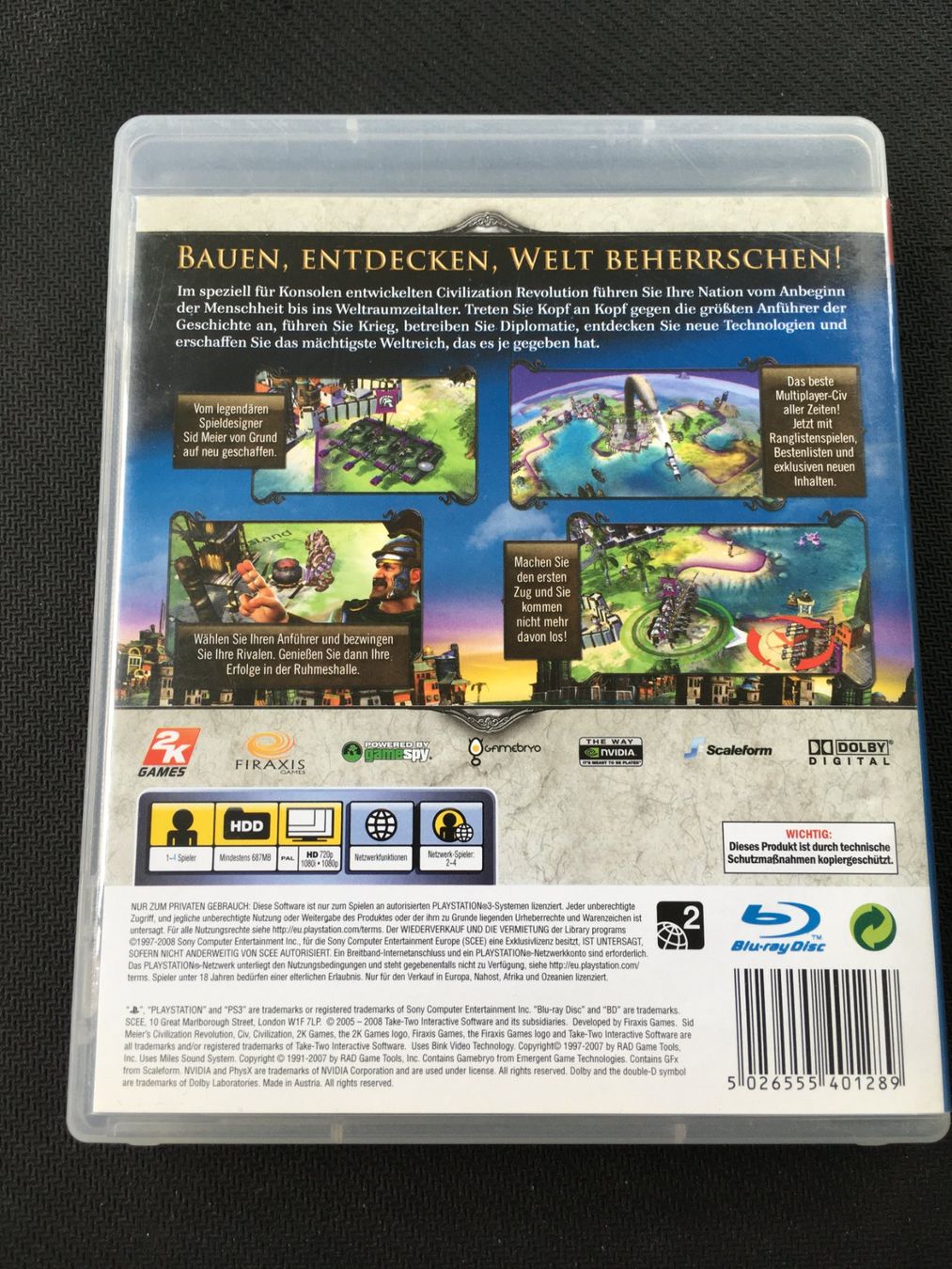 Sony Jeux: Civilization Revolution - PS3 – D'occasion à St.Gallen par MedienJoe 1