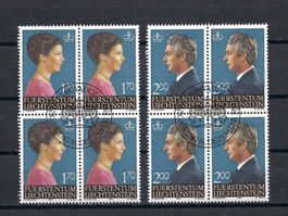 Viererblock Nr. 803-804 Fürstentum Liechtenstein