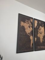 Vintage world map