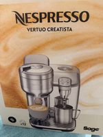 Nespresso Sage Vertuo Creatista Kaffeemaschine neuwertig