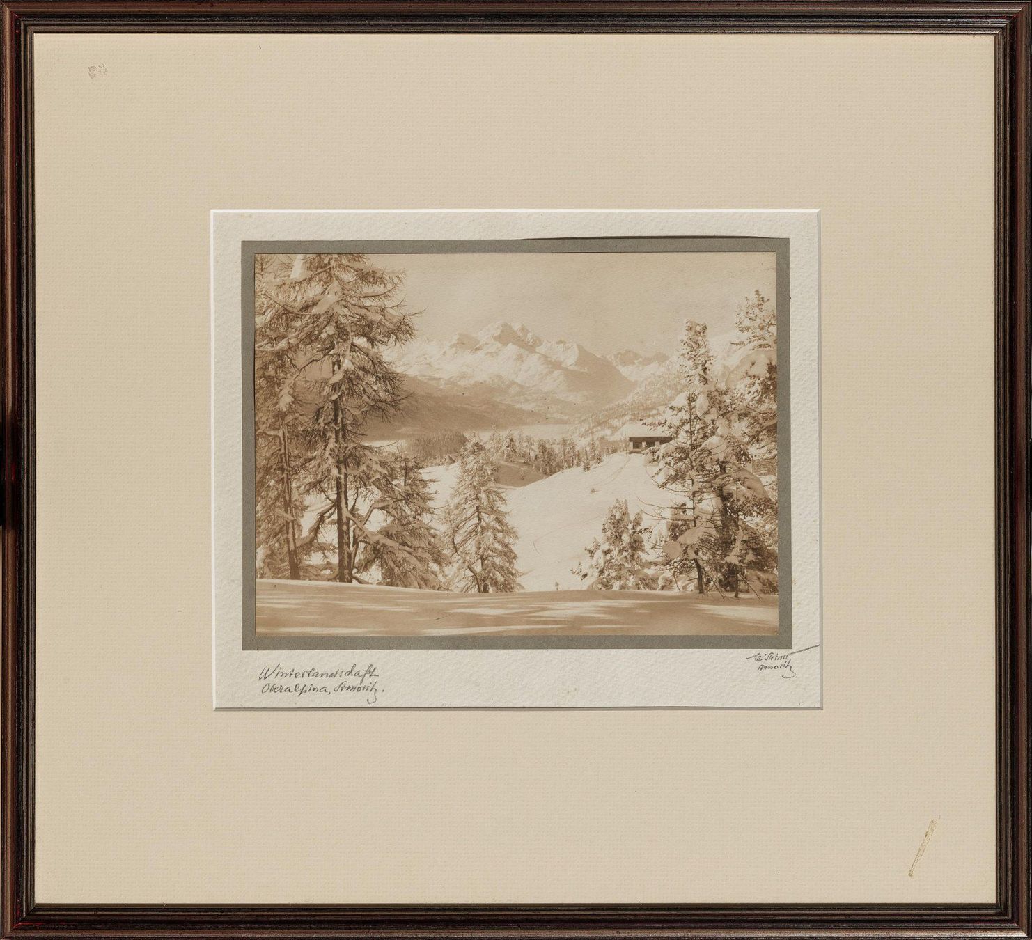 Poster & Bilder: Albert Steiner Winterlandschaft – Gebraucht aus Unterägeri von Albi1975