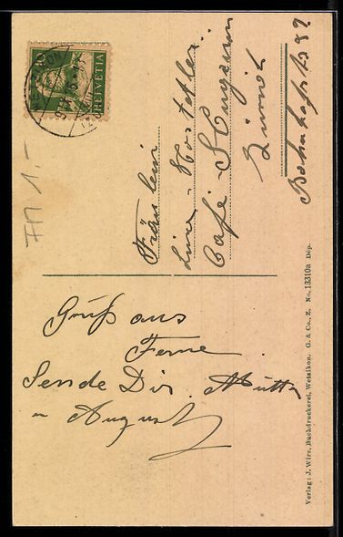Cartoline postali: AK Wetzikon /ZH, Schloss – Usato da Berlin venduto da bartko-reher 1