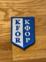 KFOR Patch / Abzeichen , Neuwertig Schweizer Armee / Militär