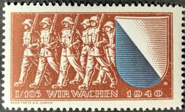 Soldatenmarke 2.WK, Füsilier Kompanie I/105, blau Wi Inf 524