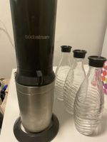 SodaStream SirupMaker mit 3 Glasflaschen, Kartusche vorhande
