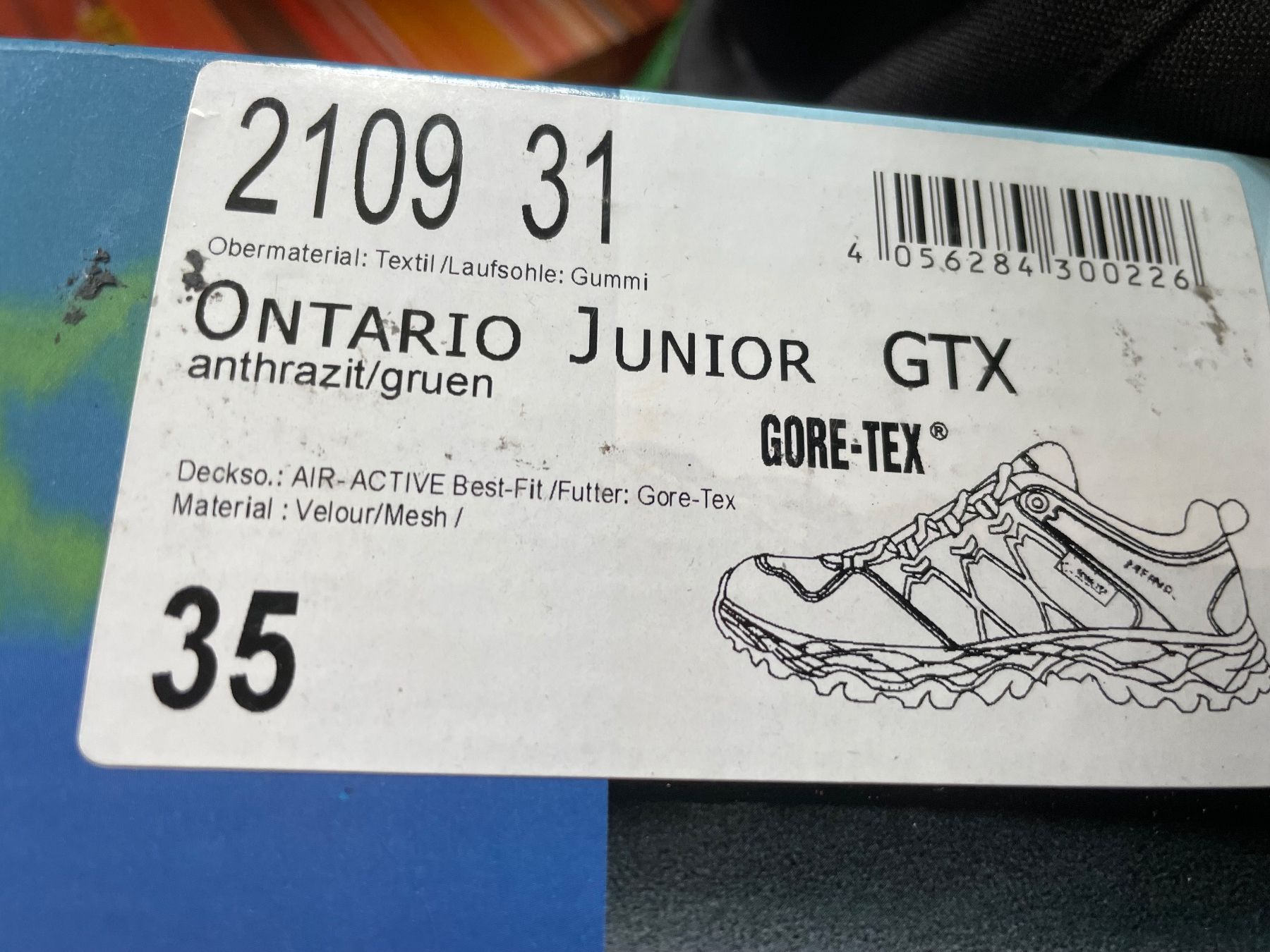 Meindl Schuhe für Jungen: Kids Meindl Wanderschuhe Trekkingschuhe – Neu (gemäss Beschreibung) aus Flüelen von AU10 2