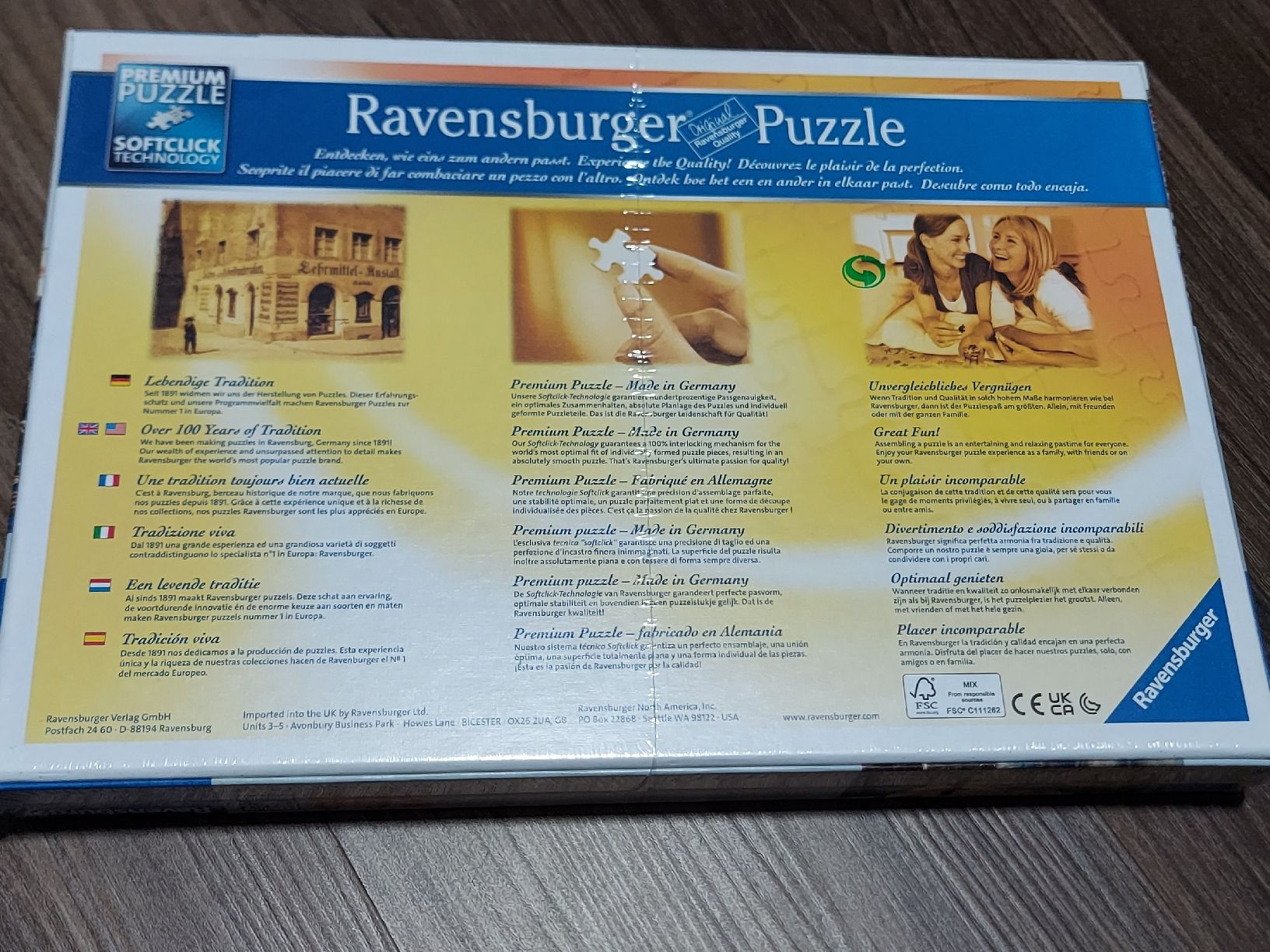 Ravensburger Puzzle: Ravensburger Puzzle - Hafenstädtchen - 500 Teile - NEU – Nuovo e nell'imballaggio originale da Altishofen venduto da tammy05 2